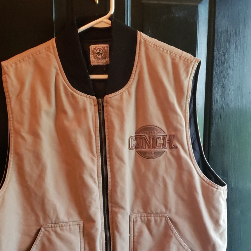 Men's cinch jacket vest